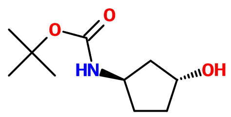 (图片) MC011822 tert-Butyl N-[(1R,3R)-3-hydroxycyclopentyl]carbamate